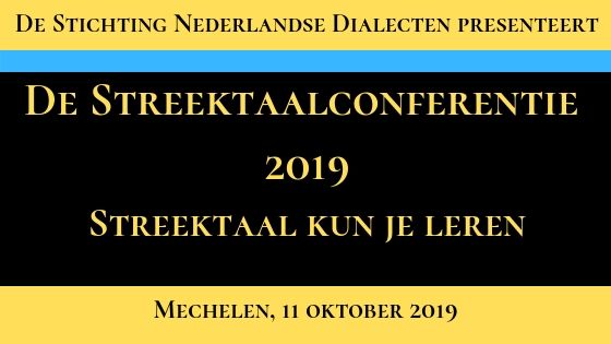 Streektaalconferentie 2019