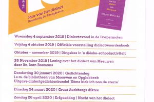 Jaar Van Het Dialect In Meeuwen-Gruitrode (2019-2020)